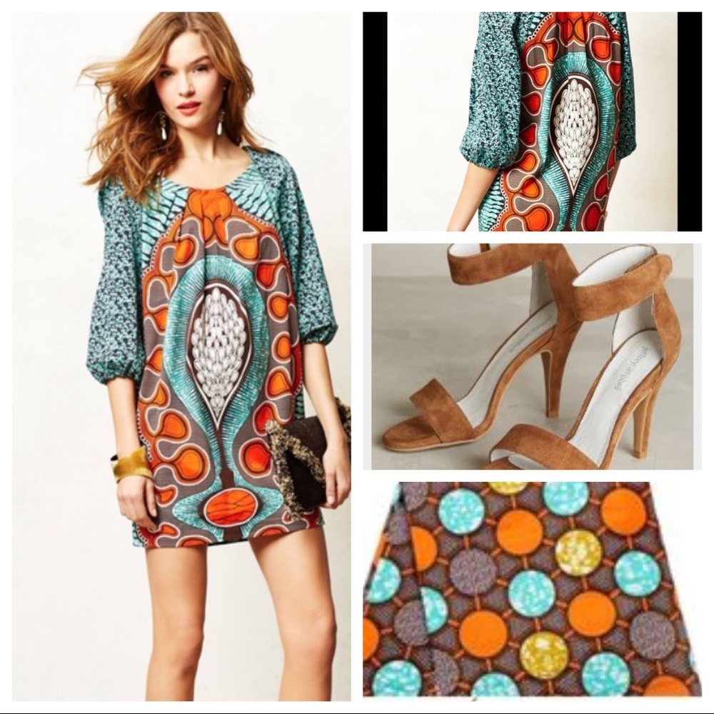 EUC Anthropologie Legend & song mini dress